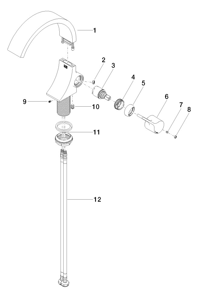 Dornbracht Einhandmischer CYO für Waschtisch, Ausladung 177mm, ohne Ablaufgarnitur, chrom