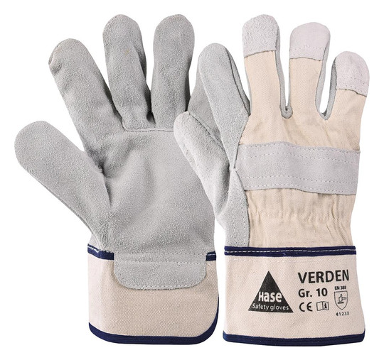 HASE-Spaltleder-Handschuh Verden - Gr.10