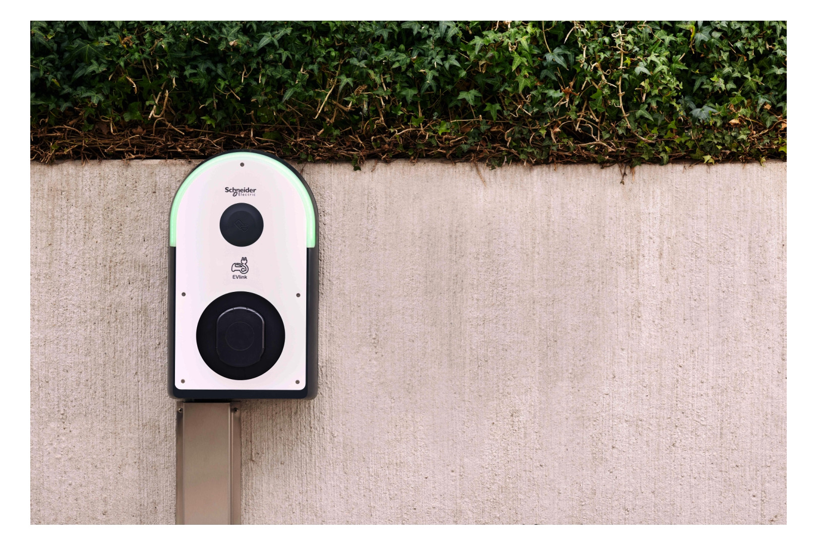 Wallbox 22kVA 3ph EVlink 1f 22kW/Ladep IP55 317x529x158mm Wandmont Kst IK10