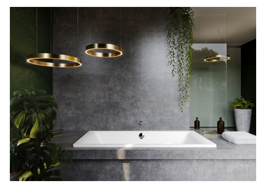 Kaldewei Badewanne PURO DUO 664 180x80cm, Überlauf mittig, Standard, weiß