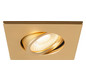 SLV Abdeckring gold matt eckig   1007194 
