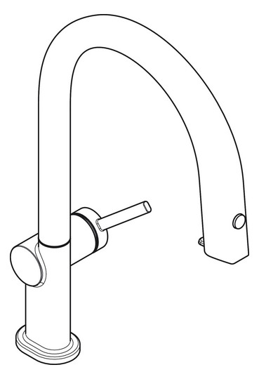 hansgrohe Spültisch-Einhebelmischer Aqittura M91 mit Ausziehauslauf, 1jet, Starter Set, mattschwarz