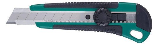 fortis-Cuttermesser, Kunststoffgehäuse, Feststellrad...