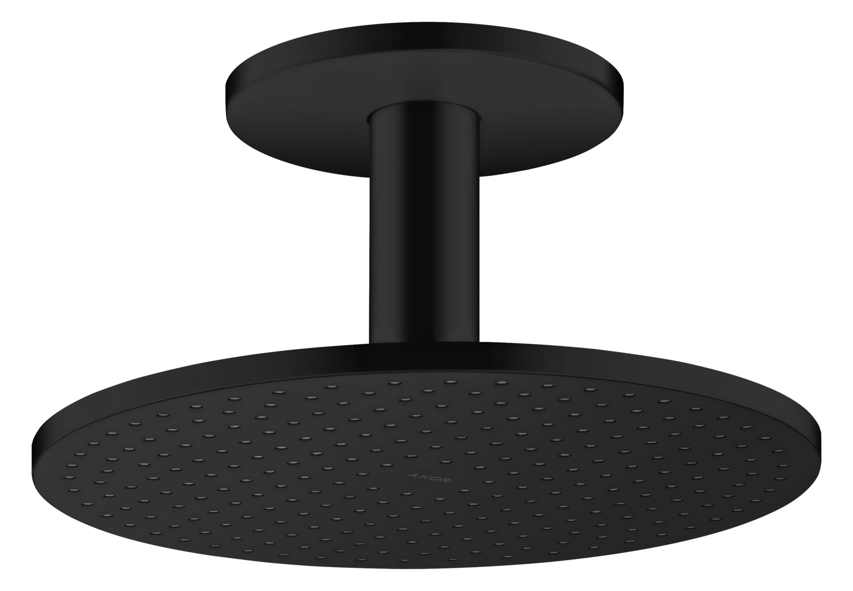 hansgrohe Kopfbrause 300 2jet Axor mit Deckenanschluss, mattschwarz