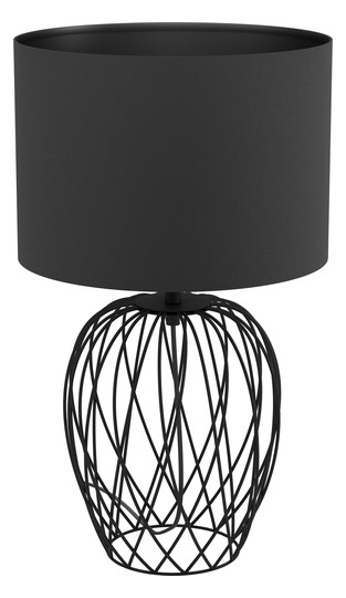EGLO Tischleuchte/1 E27 Schwarz    43653 