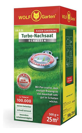 Bild Turbo-Nachsaat Schatten LR-S 25 500 g - WOLF GARTEN-0