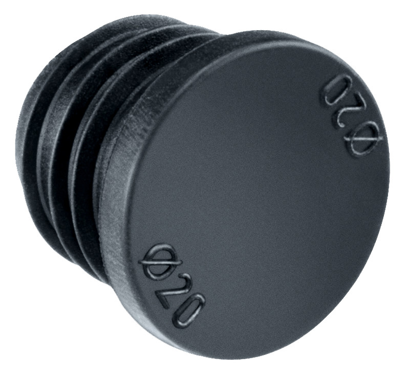 Rohrverschlussstopfen Kst Ø20mm Geeignet für f.flexible Rohre f.starre Rohre sw