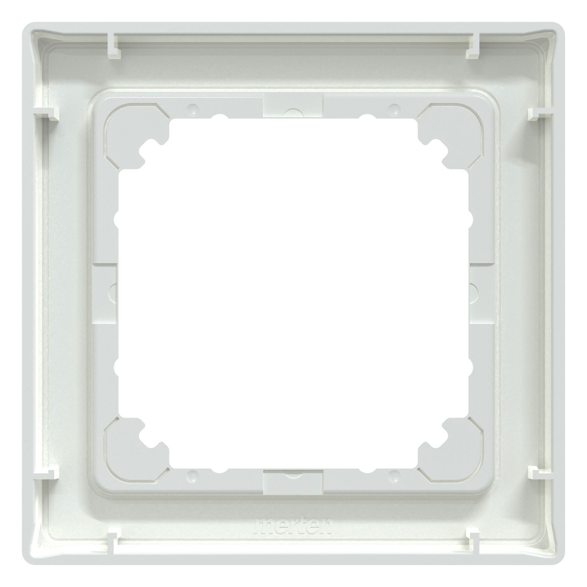 Rahmen 1f akws glz M-SMART Kst f.GEB-K aktivweiß Unterputzmontage Thermopl Rahmen 1f akws glz M-SMART Kst f.GEB-K aktivweiß Unterputzmontage Thermopl