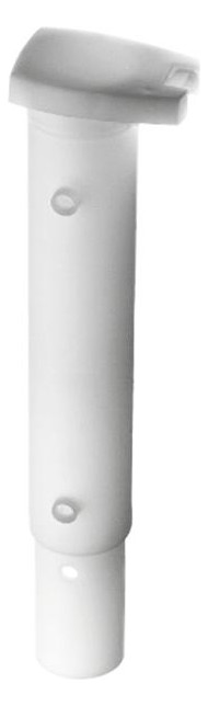 Bild Bodenhülse für Wäschepfahl Kunststoff weiß Rohr-D.42mm GAH Alberts-0