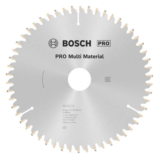 BOSCH-Kreissägeblatt MultiMaterial -...