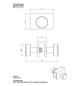 Giese Hakenleiste Sky mit 2 Haken, 40x27x55mm, verchromt