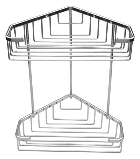 ASW Universalkorb verchromt, offen, 230x160mm, doppelte Ecklösung ...