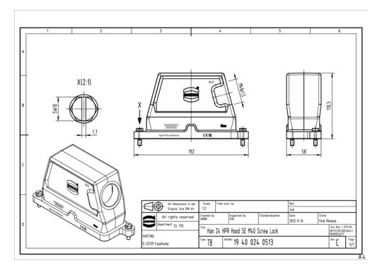 HART Han 24HPR-gs-SV-M40     19400240513 