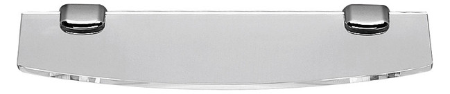 1610-009400-ELEGANCE-KRIST.- GLASPLATTE,450X120MM,KLAR