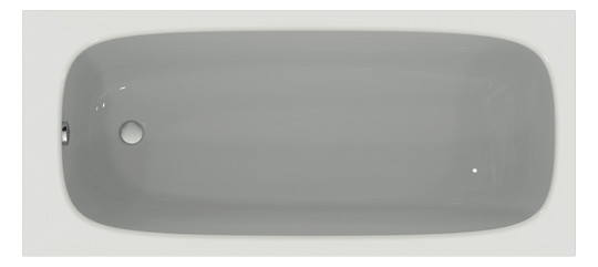 Ideal-Standard Körperform-Badewanne i.life 180 x 80 x 45 cm, weiß