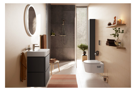 hansgrohe Wand-WC EluPura Original S mit WC-Sitz, weiß, ohne HygieneEffect und SmartClean