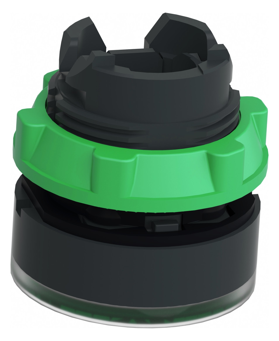 Drucktaster Front 1f gn bel.b Ø22mm rnd IP66 Geeignet für Beleuchtung Tastend