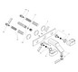 hansgrohe Fertigmontageset Axor Urquiola Ausladung 168 mm, polished gold optic, UP-3-Loch-Waschtischarmatur, Wandmontage