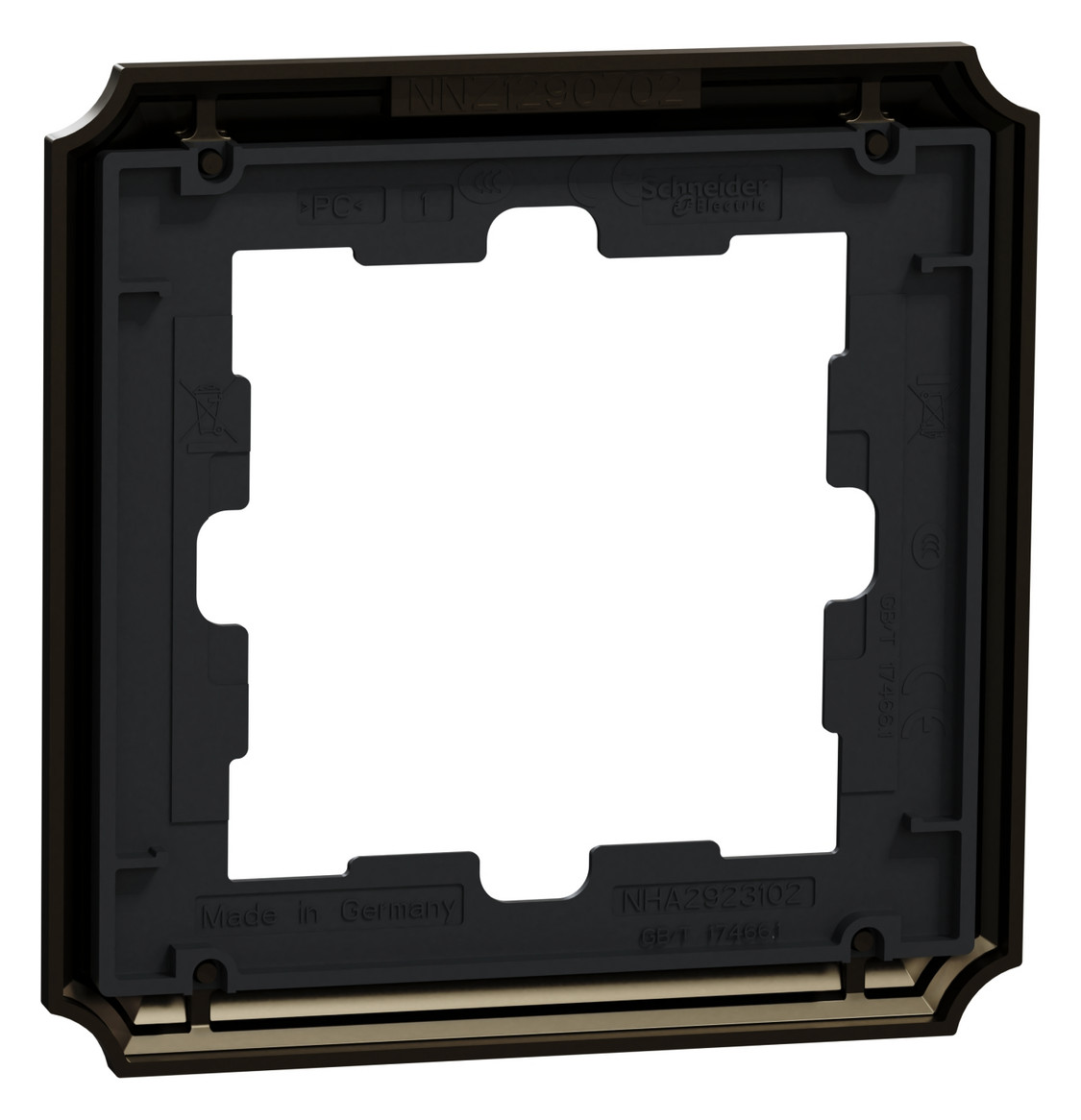 Rahmen 1f mokka glz Metall Edst