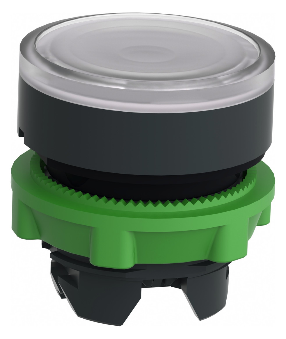 Drucktaster Front 1f ws bel.b Ø22mm rnd IP66 Geeignet für Beleuchtung Tastend