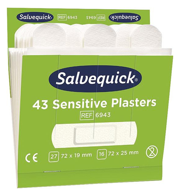 Bild Salvequick Nachfüllpackung 6x43Pfl.Sensitive-2