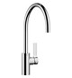 Dornbracht Spültisch-Einhebelmischer Tara Ultra Griff rechts, Ausladung 241mm, platin gebürstet