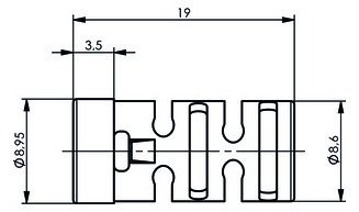 Knickschutz Koax-Typen Rundkabel vi Ø4,7mm Kst