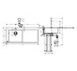 hansgrohe Spülencombi 450 Select C71-F450-12 1025x490mm, 1 Hauptbecken links, Abtropffläche rechts, edelstahl-optik