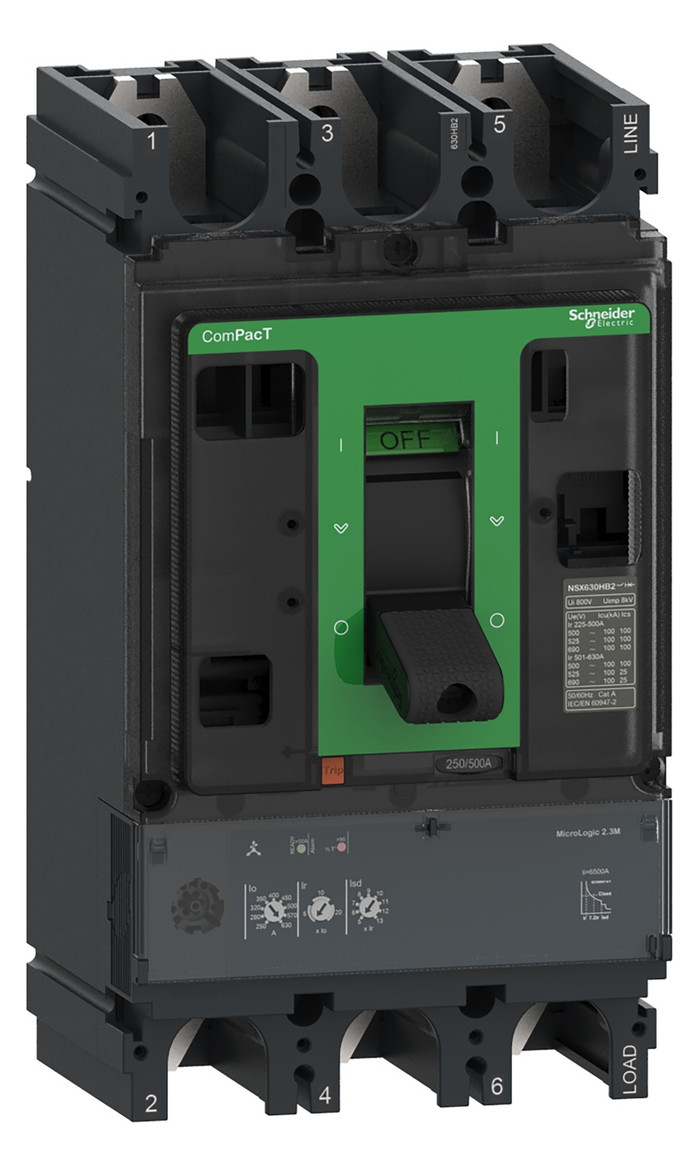 Motorschutzschalter 3p 160-320A 320A/Iu 690V Festeinbau IP40 elektr