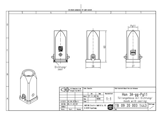 HART Han 3A-gg-11 +geklebte  09200031443 