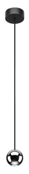 LED-Pendelleuchte 4,5W Ball 3000K 220lm chr 1LED LED nicht austauschbar sym IP20