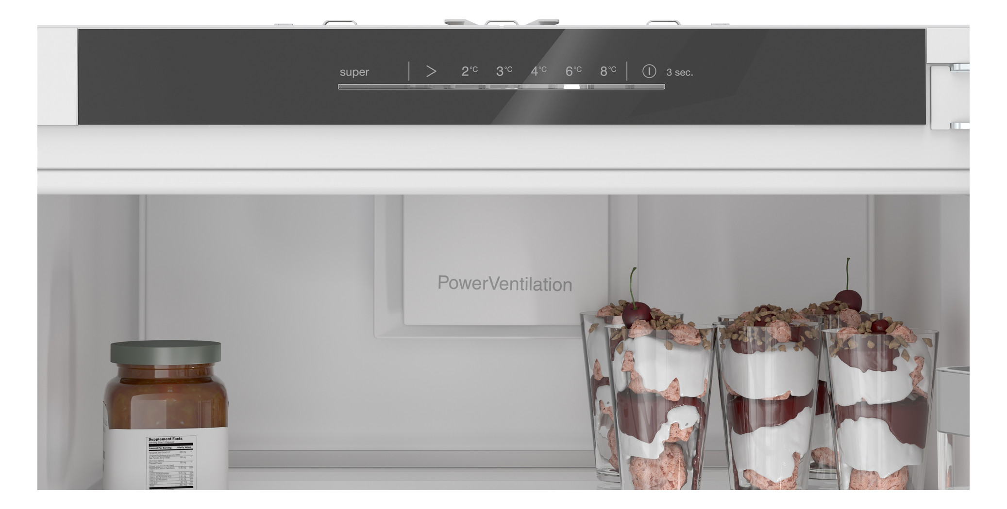 Kühlschrank EB E 310l N1775mm integr ws fest 114kwh B541mm H1772mm