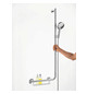 hansgrohe Brauseset Raindance Select S 3jet, Brausestange 1100mm, rechts, chrom
