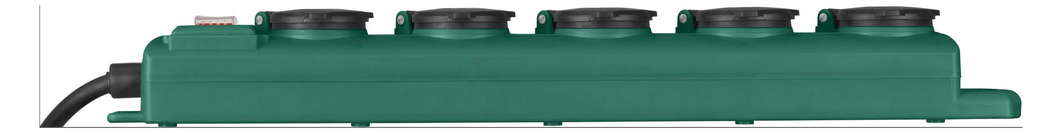 Steckdosenleiste 5f gn m.Ein/Aus 5m IP54 1,5qmm