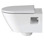 Duravit Wand-Tiefspül-WC-Set D-Neo mit WC-Sitz, Rimless, weiß