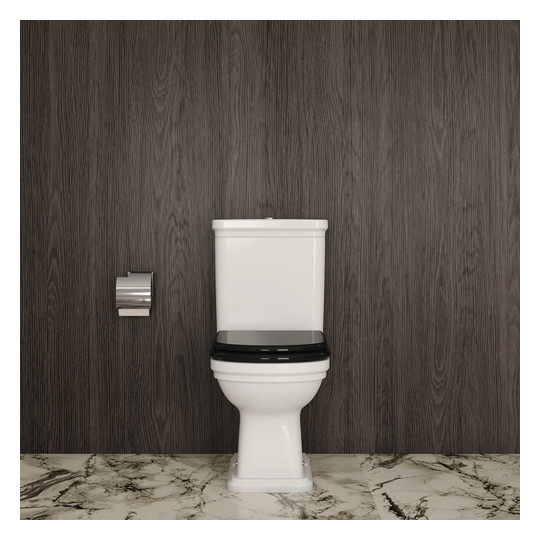 Ideal-Standard WC-Sitz Calla MDF, Scharniere Edelstahl, Softclosing, schwarz
