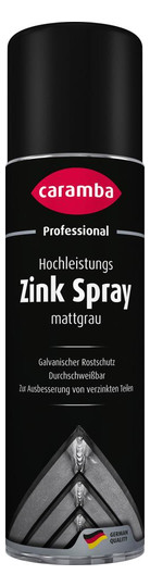 Caramba-Profi Zink-Spray mattgrau - 500ml