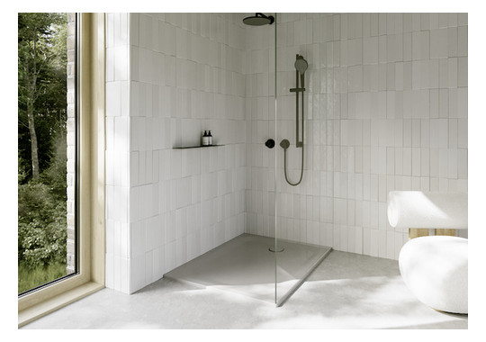 Duschwanne BetteUltra 1260 120x90x3,5cm, Antirutsch/Pro, Mini-Wannenträger, dust