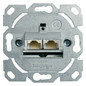 Anschlussdose Cat6A 2xRJ45 LSA Kanaleinb schräg