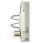 Raumtemperaturregler UP Zigbee alu mt Bedienelement Mit Vor-Ort Bedienung