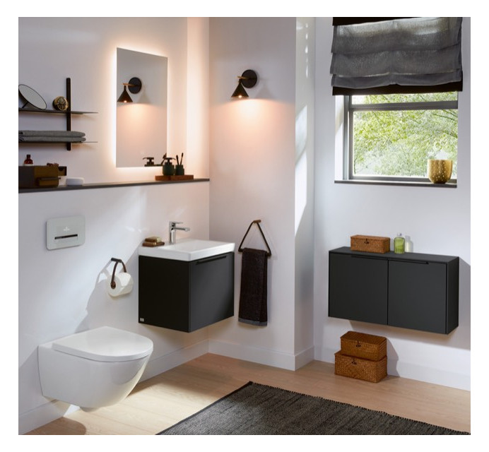 V&B Sideboard Subway 3.0 72,8x42,3x25,6cm, Griff Volcano black, volcano black