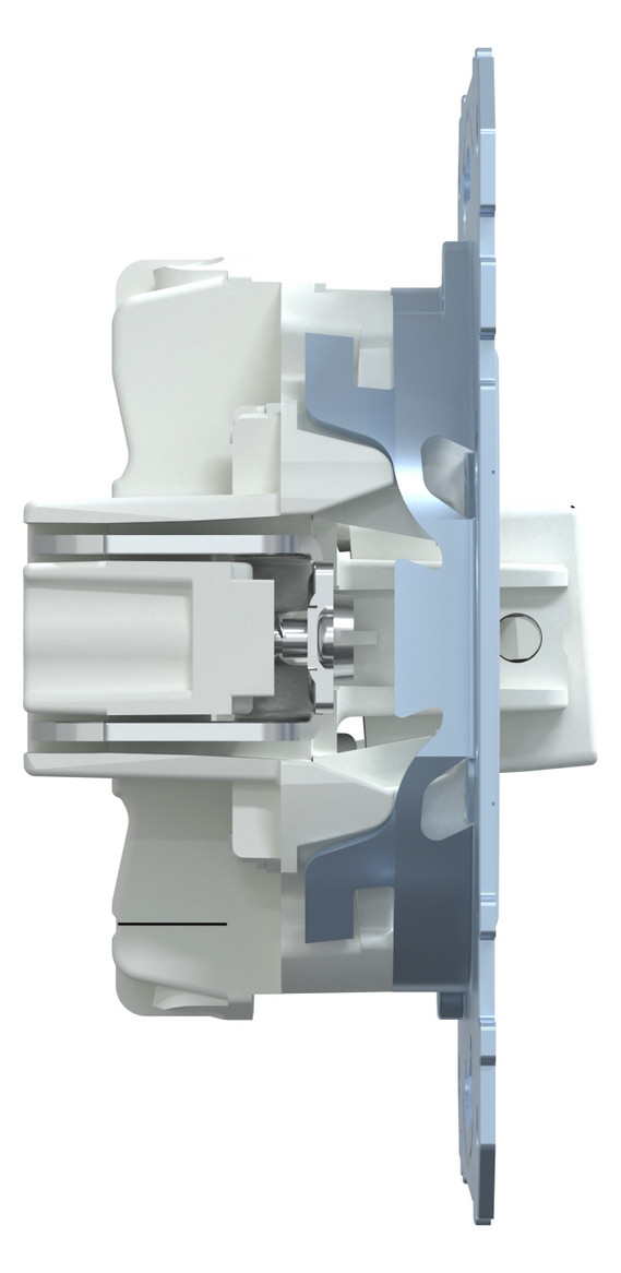 Wipptaster-Modul 1S UP QuickFlex m.Bel IP20 Wipptaster-Modul 1S UP QuickFlex m.Bel IP20