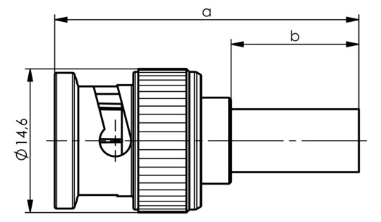 TG BNC-Kabelstecker          J01002A0000 