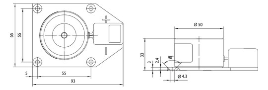 GEZE Haftmagnet AP 24VDC-200N     155570 
