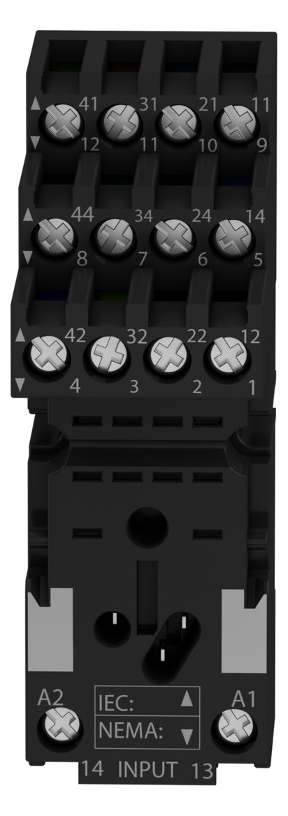 Relaissockel Steckanschl TS35 14Pins 27x79x61mm Hutschiene TH35