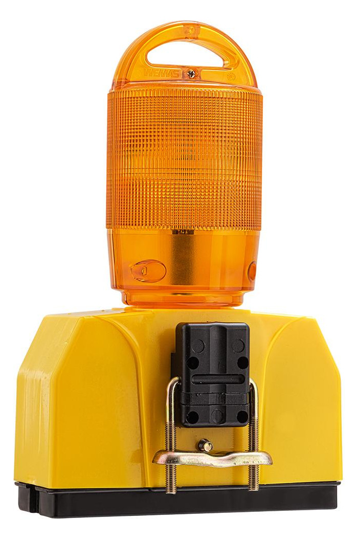 Bild TL-Rundumleuchte 2000/360, gelb, RSA21 Gehäuse gelb, mit Halter, KZP ""WEMAS, b-1