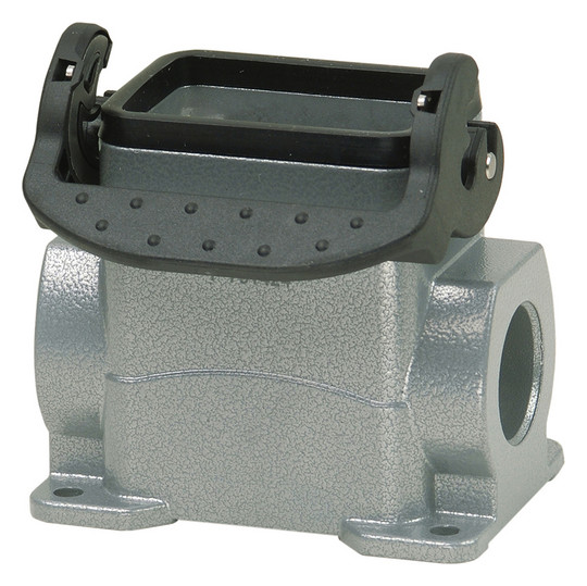 Sockelgehäuse Längsbügel Alu IP65 seitl 84x52x52mm