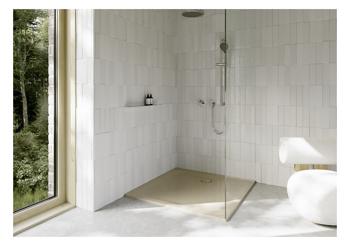 Duschwanne BetteUltra 5826 130x130x3,5cm, Glasur, bahamabeige