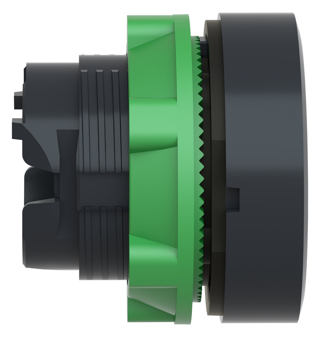 Drucktaster Front 1f o.tastenpl Ø22mm rnd IP66 Tastend