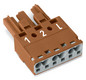 Steckverbinder Gebäude 3p Serie 770 25A Federzug 250V Buchse 4qmm 1/2/L